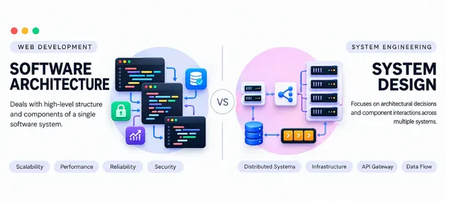 Frontend Architecture vs Frontend System Design: Defining the Boundaries